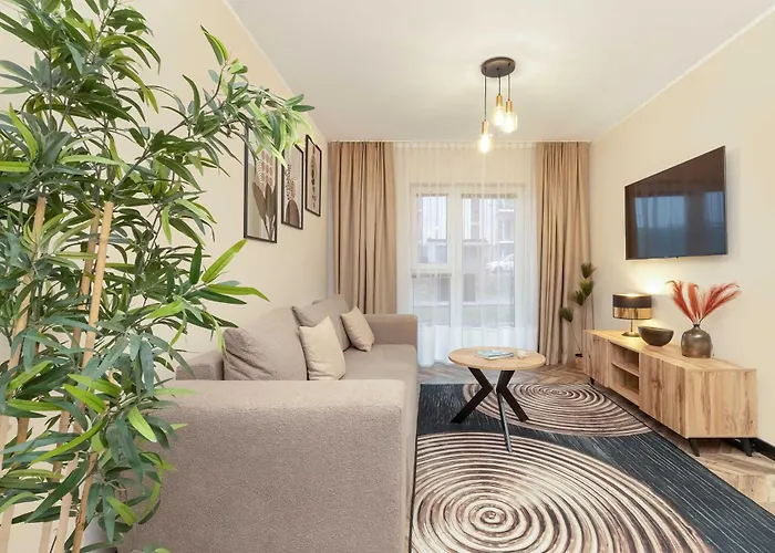 Appartement Jasny I Elegancki Pastelowa Z Parkingiem By Renters